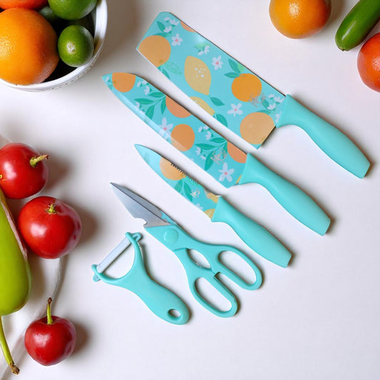 Printed Kitchen Knife Set
