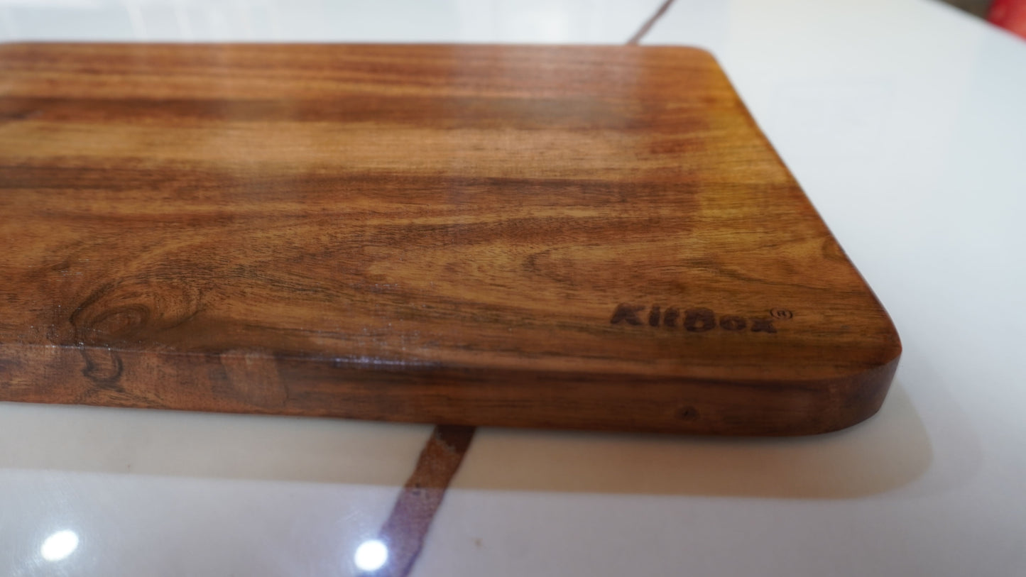 KitBox Acacia Chopping Board (18 x 9 x 0.5 inch)