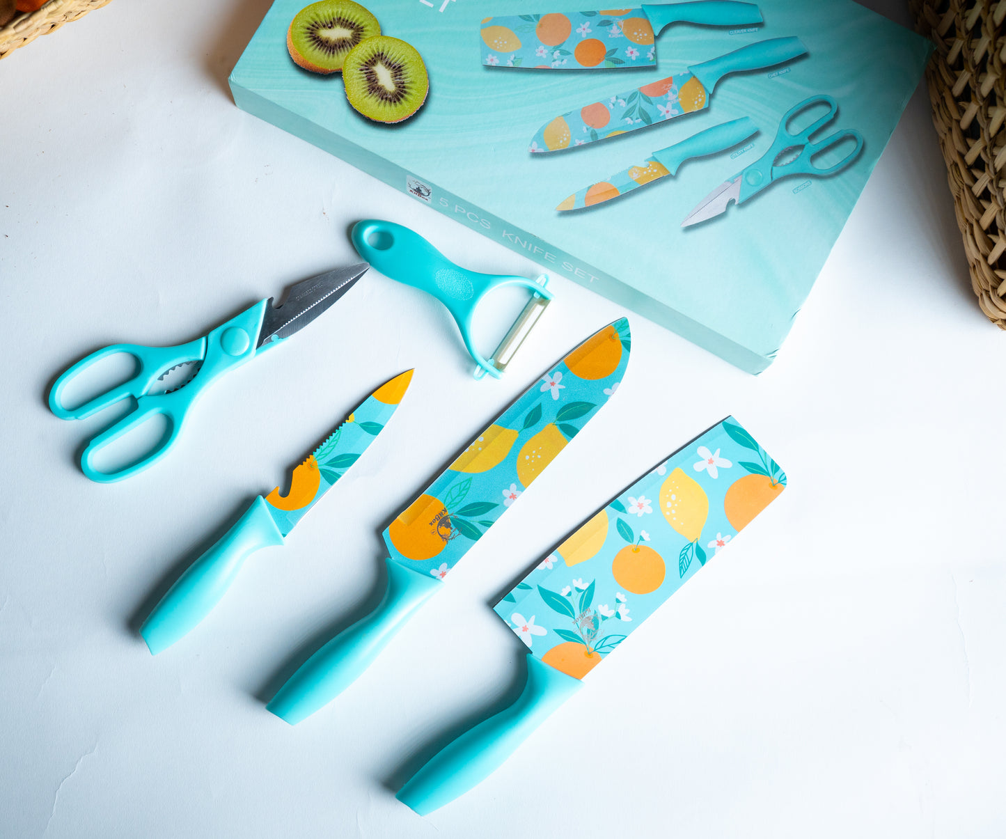 Printed Kitchen Knife Set