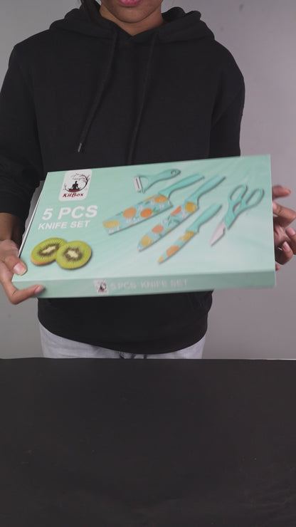 Printed Kitchen Knife Set