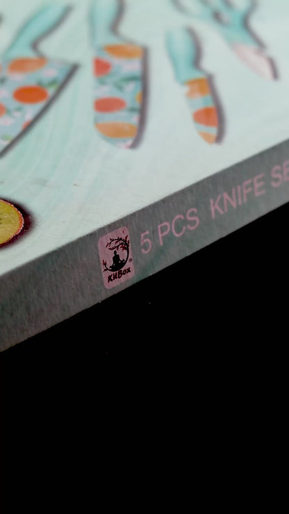 Printed Kitchen Knife Set